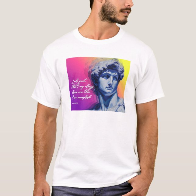 Art Never Dies t-shirt | David Sculpture (Front)