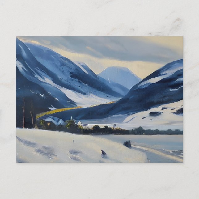 Art Norway painting Postcard (Front)