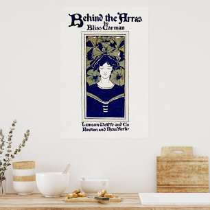 Art Nouveau 1890s Behind The Arras Vintage Poster
