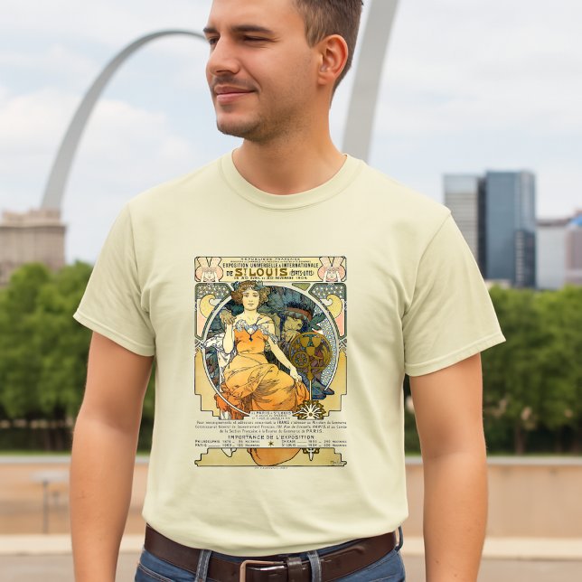 Art Nouveau 1904 World's Fair St. Louis by Mucha T-Shirt (Creator Uploaded)
