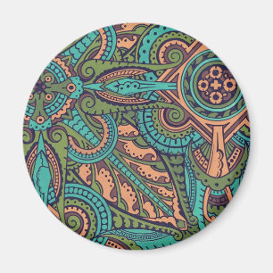 Art nouveau abstract pattern christopher dresser magnet