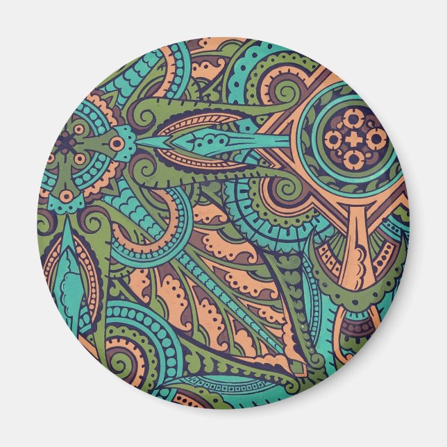 Art nouveau abstract pattern christopher dresser  magnet (Front)