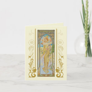 Art Nouveau Alphonse Mucha for any occasion Invitation