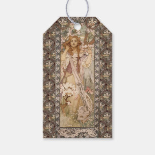 Art nouveau Alphonse Mucha Joan of Arc Gift Tags