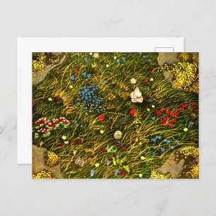 Art Nouveau Alpine Meadow  Postcard