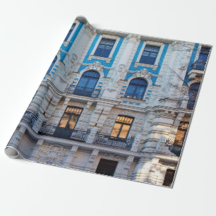 Art Nouveau architecture in Riga, Latvia Wrapping Paper