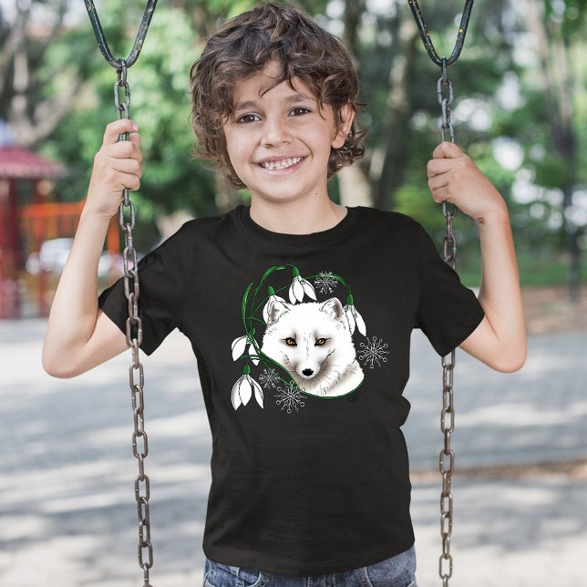 Art Nouveau Arctic White Fox T-Shirt (Creator Uploaded)