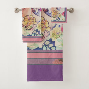 Art Nouveau Bath Towel Set