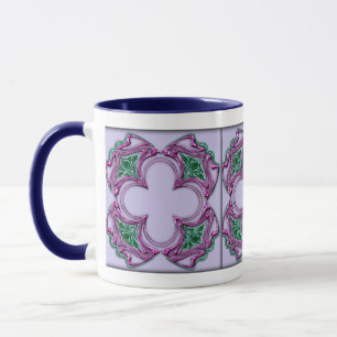 Art Nouveau bejeweled square 2 Mug
