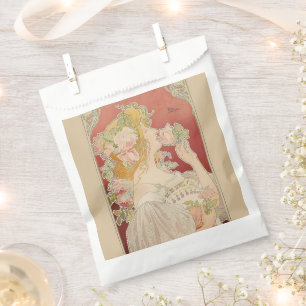 Art Nouveau Belle Époque Lady Roses Livemont Favour Bags