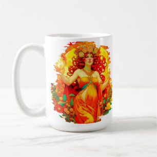 Art Nouveau Beltane Celtic Spring  Coffee Mug