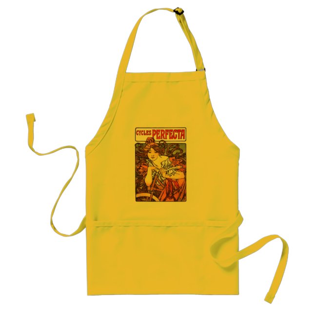 Art Nouveau Bicycle - Alphonse Mucha Standard Apron (Front)