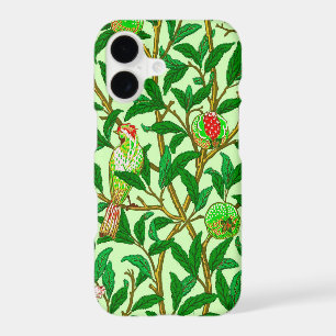 Art Nouveau Bird and Pomegranate, Lime Green
