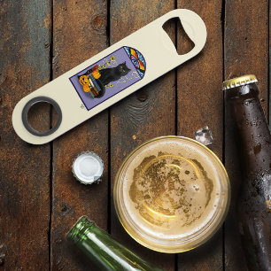 Art Nouveau Black Cat