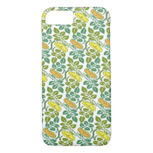 Art Nouveau Buttercup floral wallpaper damask Case-Mate iPhone Case