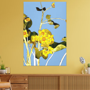 Art Nouveau Buttercups Canvas Print