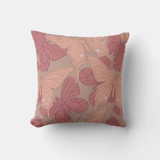 Art Nouveau Butterfly  Cushion