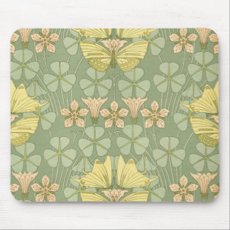 Art Nouveau Butterfly Garden - Mousepad
