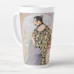Art Nouveau Carmen Habanera Print – Vintage Opera  Latte Mug