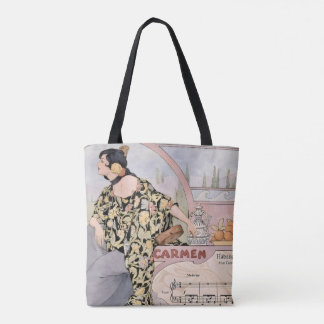 Art Nouveau Carmen Habanera Print – Vintage Opera  Tote Bag