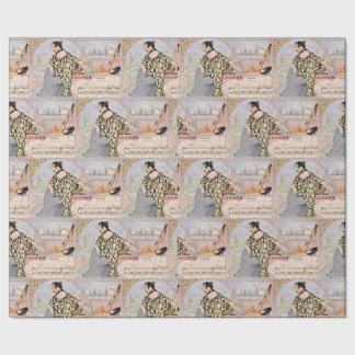 Art Nouveau Carmen Habanera Print – Vintage Opera  Wrapping Paper