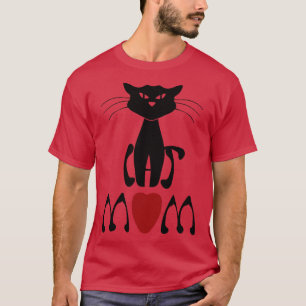 Art Nouveau Cat Mum T-Shirt