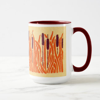 Art Nouveau Cat Tails - Mug
