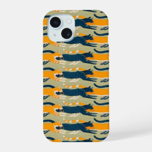 Art Nouveau Cats iPhone 15 Case