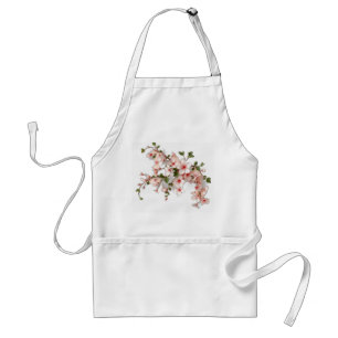 Art Nouveau Cherry Blossoms with Ivy Standard Apron