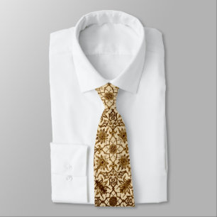 Art Nouveau Chinese Pattern - Brown and Beige Tie