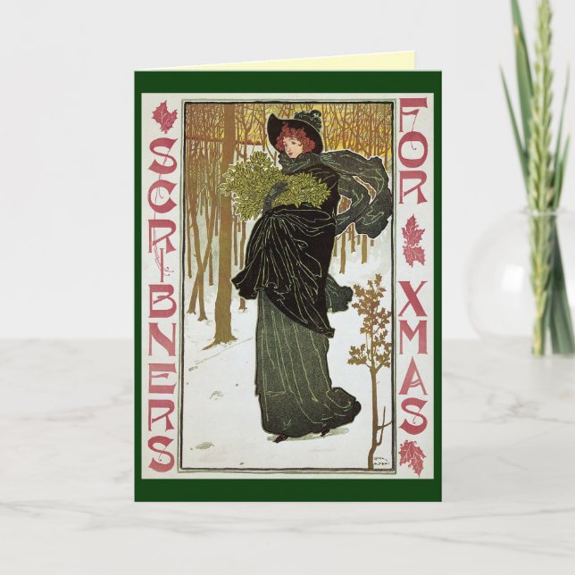Art Nouveau Christmas Card (Front)