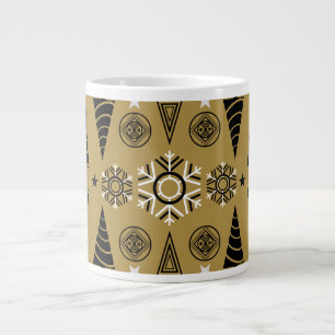 Art Nouveau Christmas Decoration Large Coffee Mug
