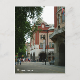 Art Nouveau City Hall - Subotica Postcard