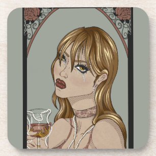 Art Nouveau Coaster