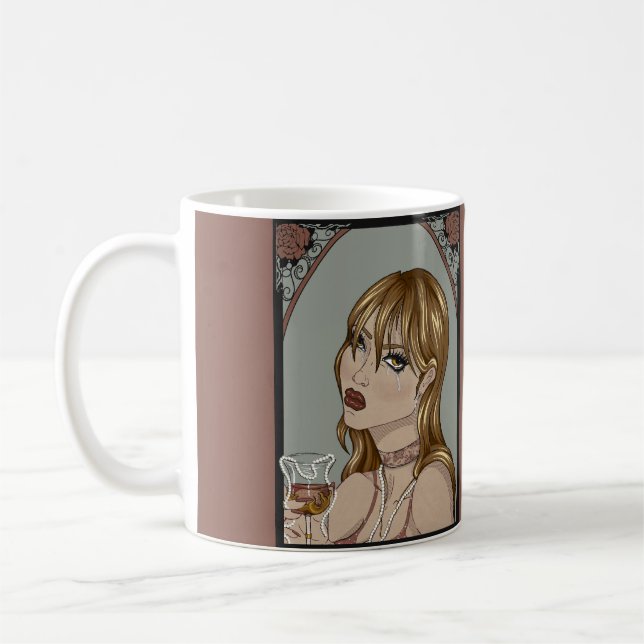 Art nouveau coffee mug (Left)