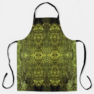 art nouveau colorful ornamental vintage pattern in apron