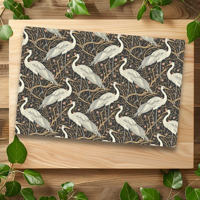 Art Nouveau Crane Bird Seamless Tissue Paper (Creator Uploaded)