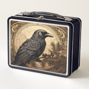 Art Nouveau Crow Lunchbox
