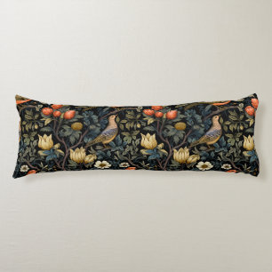 Art nouveau,Damask pattern,Organic,Curved lines Body Cushion