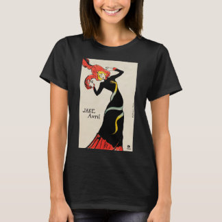 Art Nouveau Dancer Jane Avril by Toulouse Lautrec T-Shirt