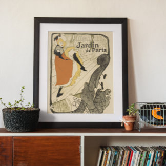 Art Nouveau Dancer Jane Avril, Toulouse Lautrec Poster