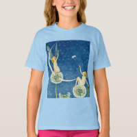 Art Nouveau Dandelion Fairy Illustration