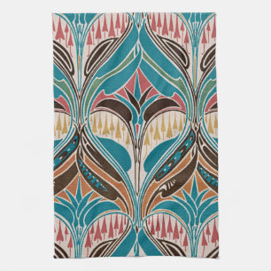 Art Nouveau Design #11 at Emporio Moffa Tea Towel