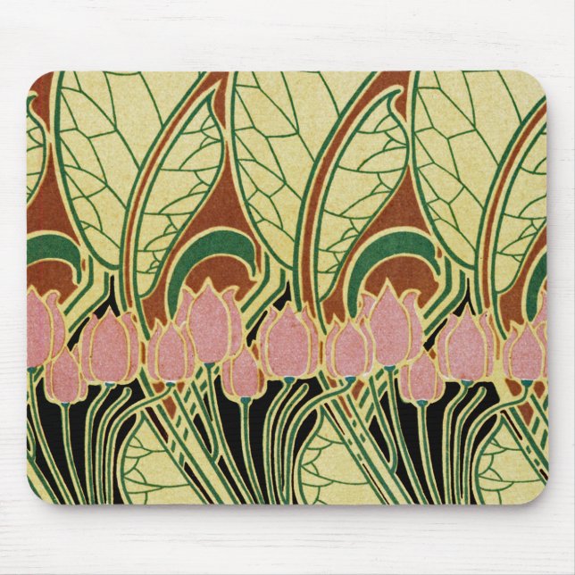 Art Nouveau Design #1 Mouse Pad (Front)