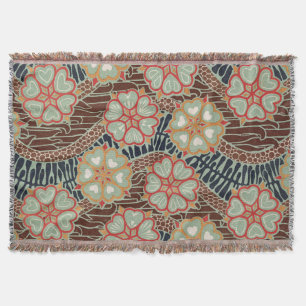 Art Nouveau Design #2 at Emporio Moffa Throw Blanket