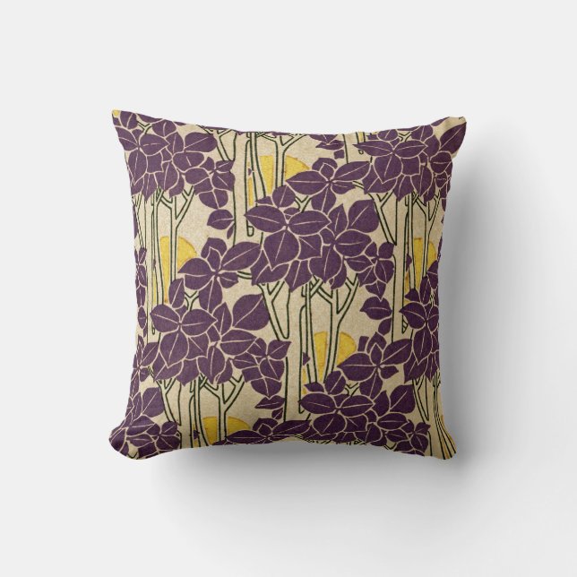 Art Nouveau Design #5 Cushion (Front)