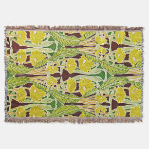 Art Nouveau Design #7 at Emporio Moffa Throw Blanket