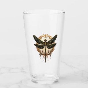 Art Nouveau Dragonfly Elegant Steampunk Glass