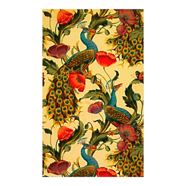 Art Nouveau Elegance: Sidewall, The Peacock, 1896 Photo Print (Front)