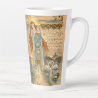 Art Nouveau Elsa Lohengrin with Swans
